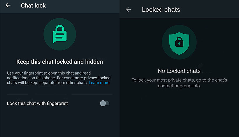 Whatsapp Chat Lock